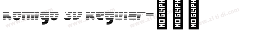 Komigo 3D Regular字体转换